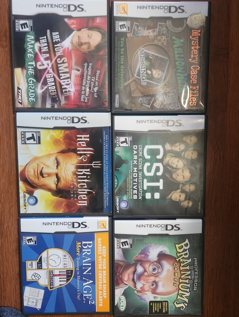 Nintendo DS 6 Game Lot